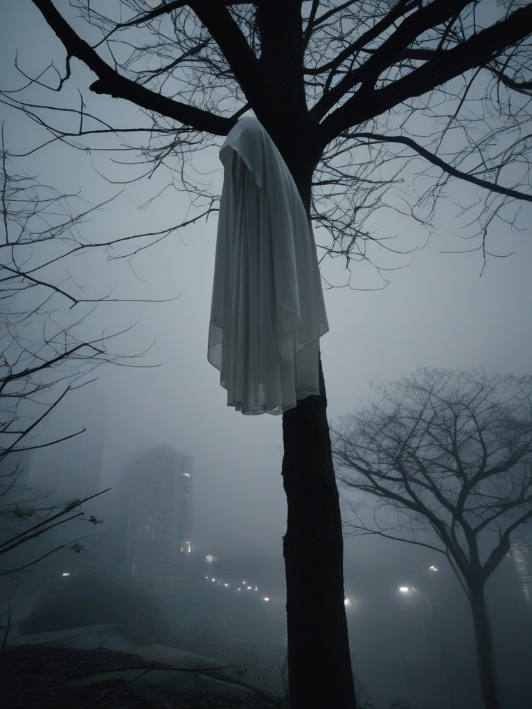 Cheonyeo-gwishin: Korean Virgin Ghost in White Who Hangs Upside Down from Trees — Urban Legend Documentation in Seoul During Rapid Industrialization (1970s)