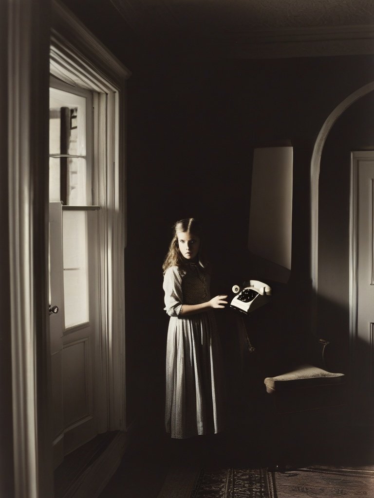 Tina Resch Poltergeist: Columbus Ohio Teen Girl and the Flying Telephone Photograph by Fred Shannon — James Randi’s Investigation and Retraction (Ohio, 1984)