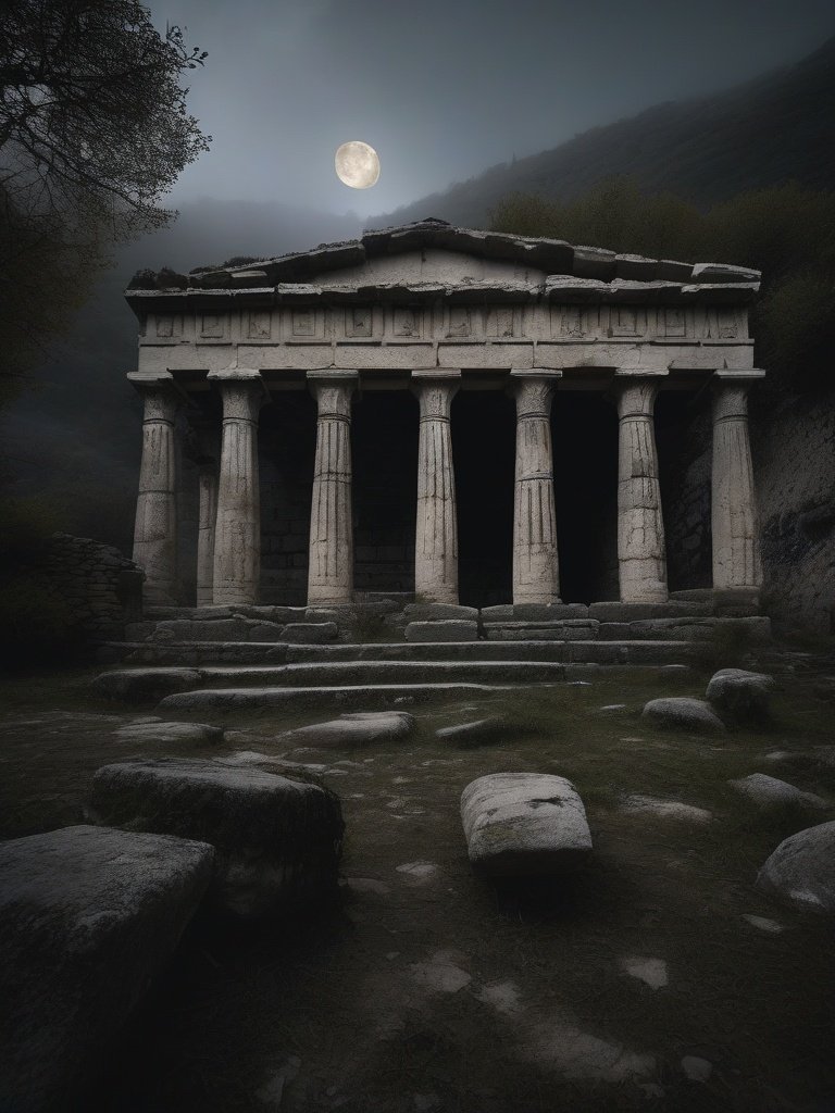 Haunted Locations – Greece — Necromanteion of Acheron: Ancient Oracle of the Dead at the Mythological River Styx — Archaeological Evidence of Ritual Chambers (Epirus)