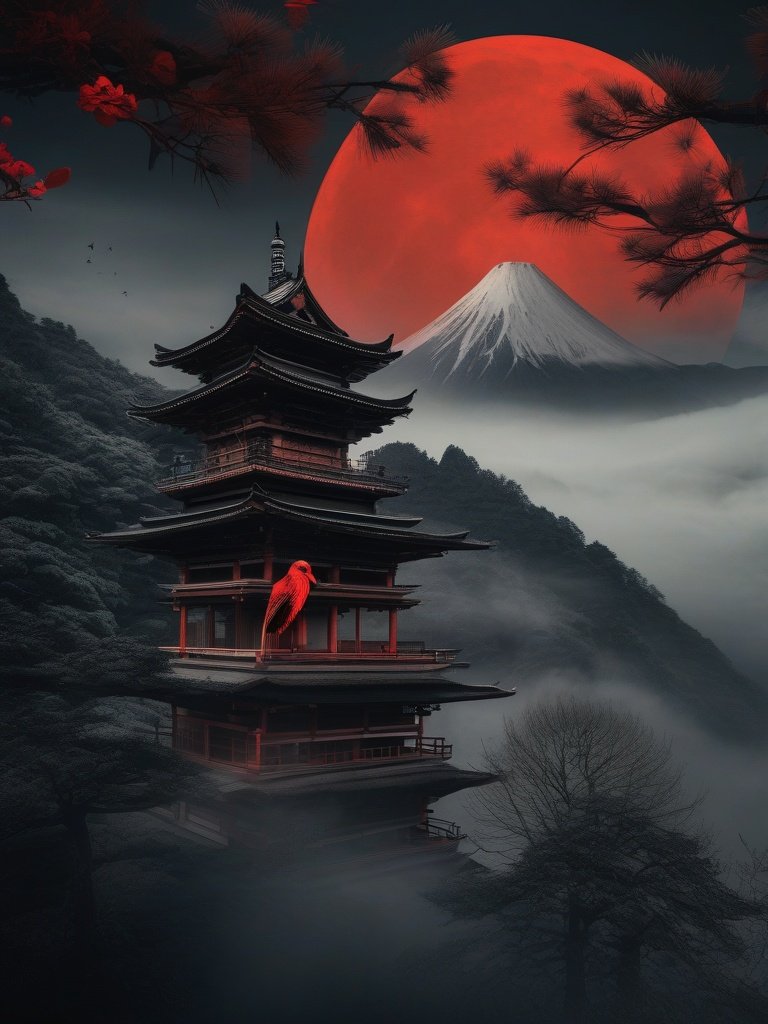 Japanese Folklore — Tengu: Mountain Spirit with Long Nose — Shugendo Connection and Buddhist Monk Abduction Cases Documented in Medieval Chronicles