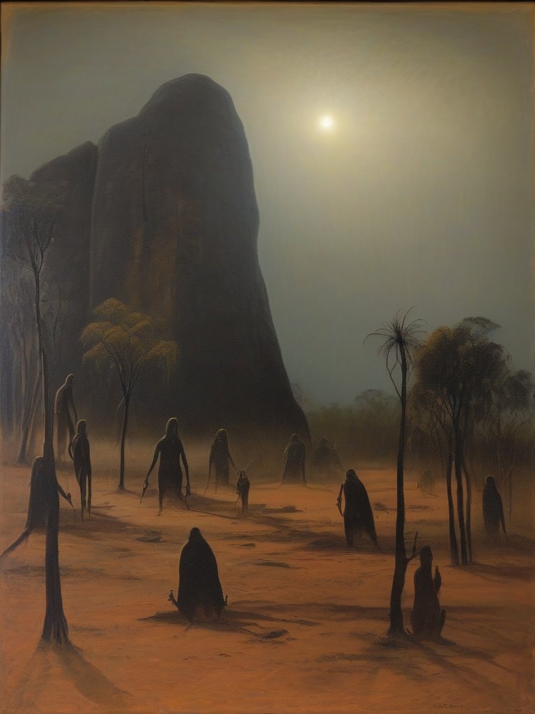 Folklore – Aboriginal Australian — Mimi Spirits: Arnhem Land’s Thin Rock-Painting Beings Who Taught Humans — Donald Thomson’s Field Documentation (Northern Territory, 1937)