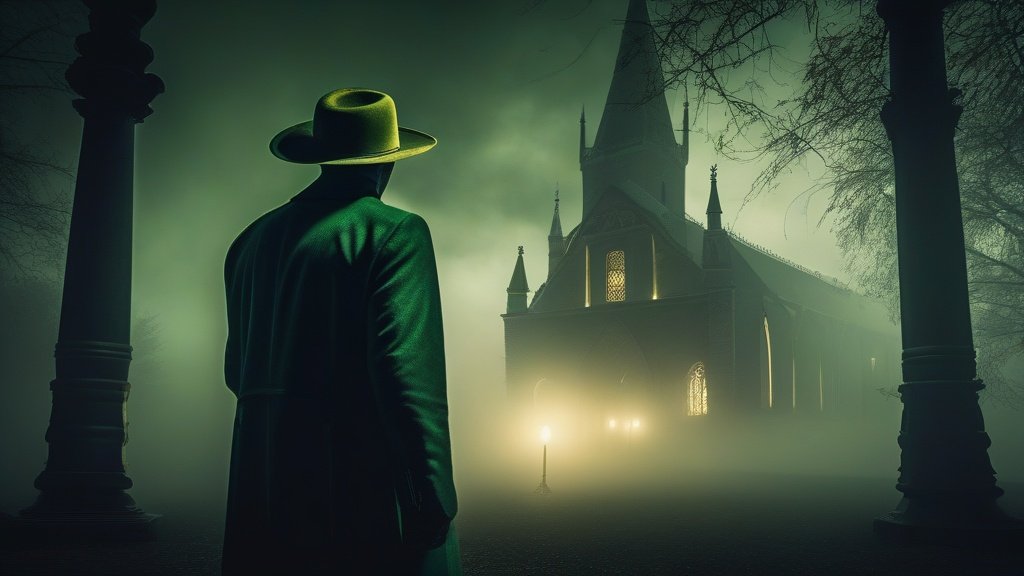 El Hombre del Sombrero Verde y Oro