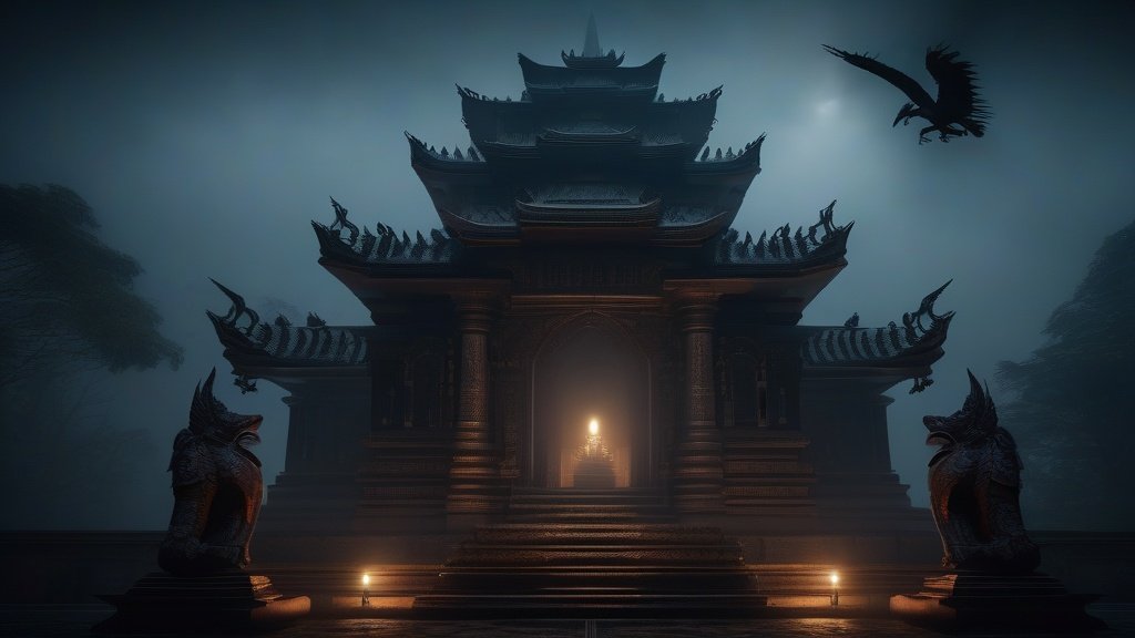Garuda and Garuda Temple
