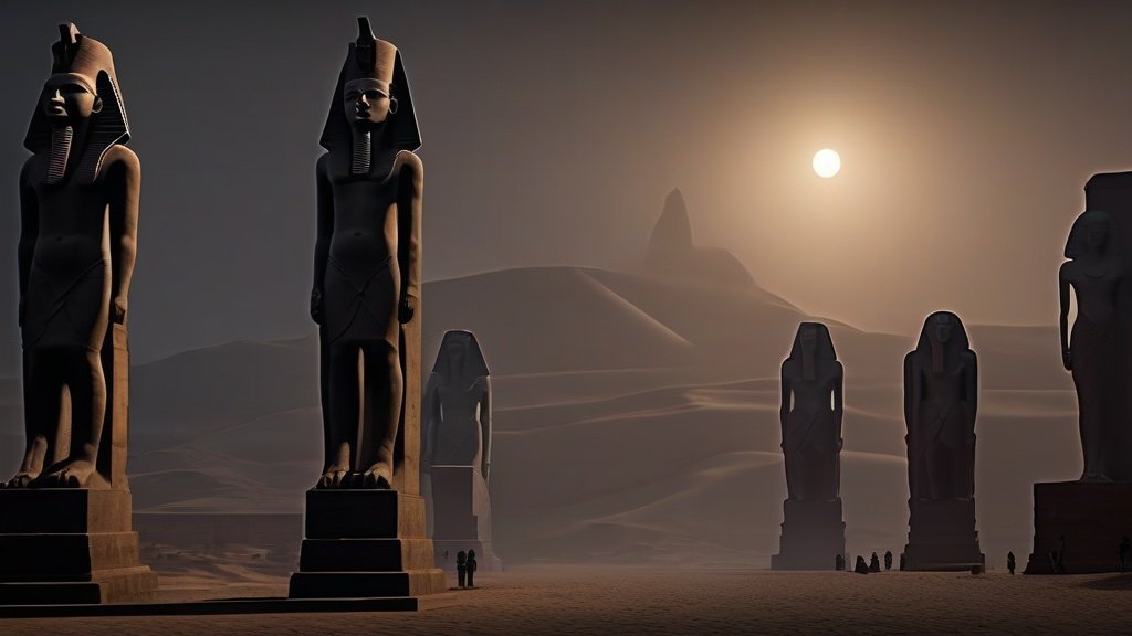 The Moaning Statues of Aswan