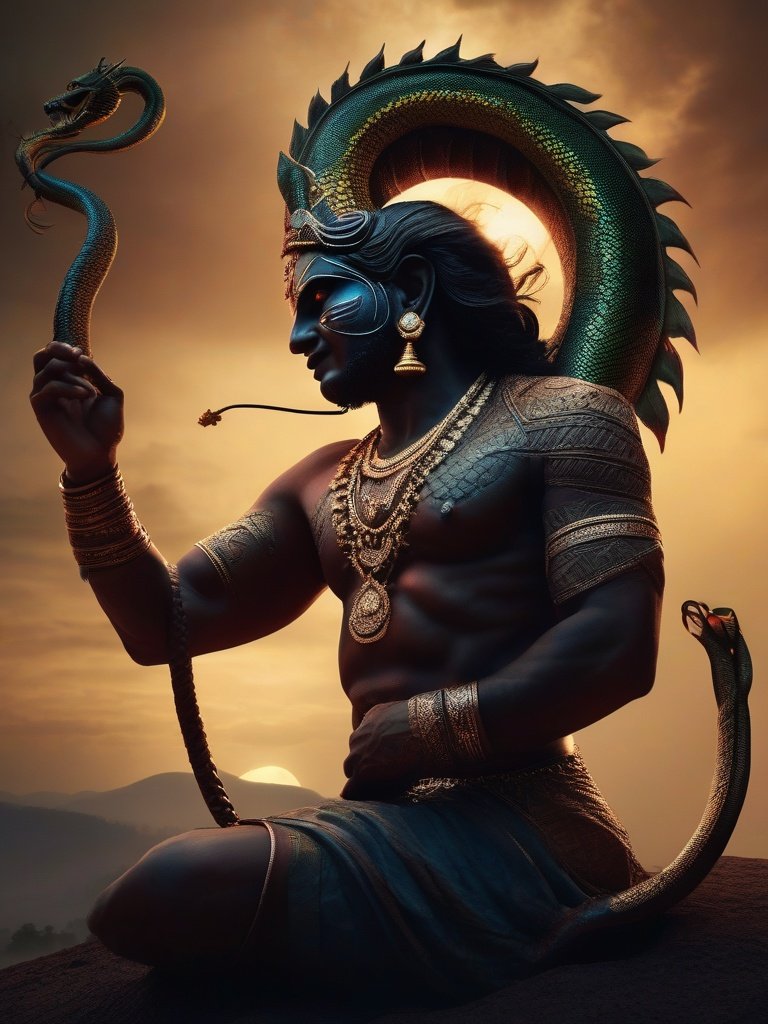 Hindu Demonology — **Kaliya**: Pishacha, serpent demon, defeated by Krishna.