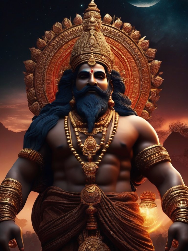 Hindu Demonology — **Kumbhakarna**: Mahabharata, Asura who slept for ages.