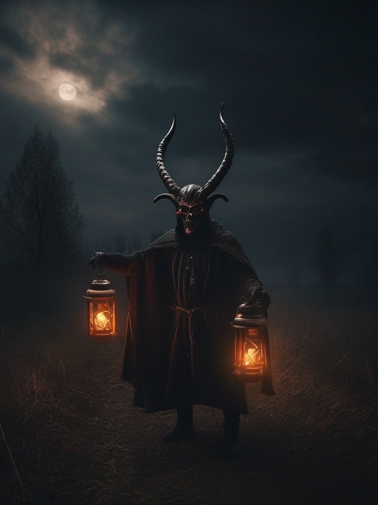 Slavic Demonology — Dziewior: Polish folklore, demon associated with the devil and the underworld.