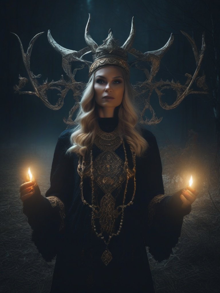 Slavic Demonology — Kikimora (Kikimora): Ukrainian folklore, female demon causing harm.