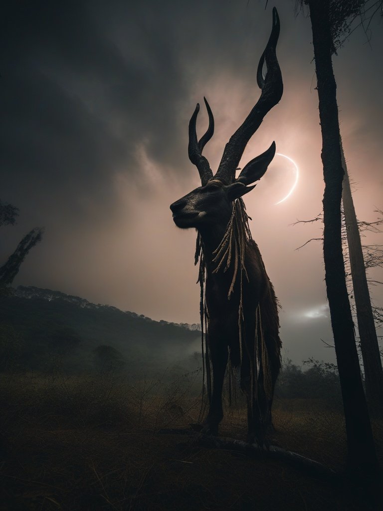 African Demonology — Zulu — Isicathamiya: Forest spirit causing illness and misfortune.