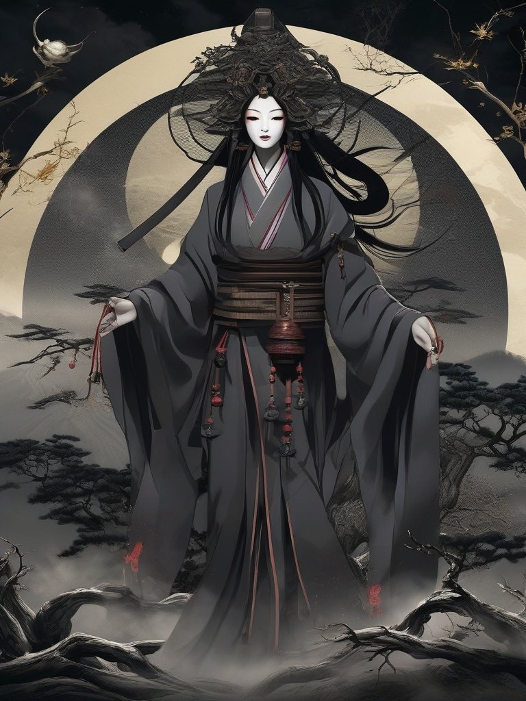 East Asian Demonology — **Yōkai** (Japanese): General term for supernatural beings; specific named entities like *Kurohime* (Black Lady) and *Nurikabe* from *Yōkai Yōkai* texts.