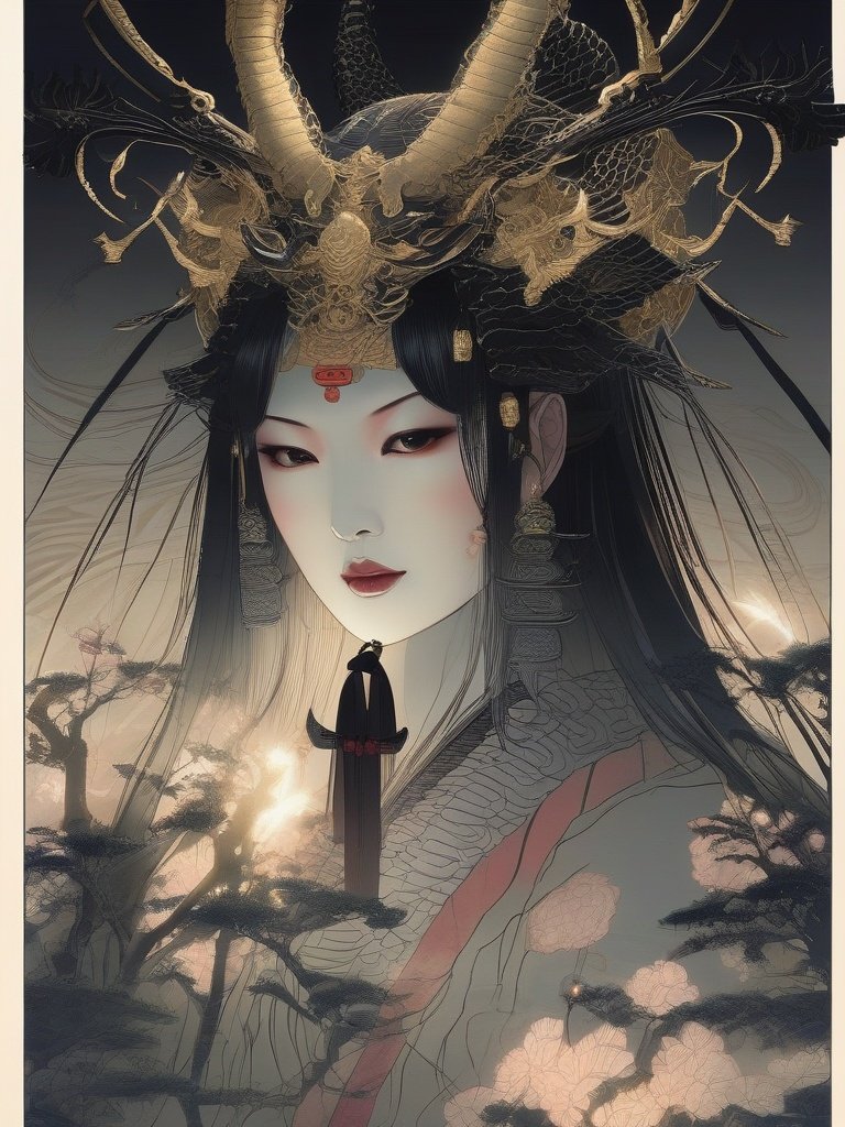 East Asian Demonology — **Kami** (Japanese): Divine spirits; specific named entities like *Kurohime* (Black Lady) and *Kappa* from *Kami* texts.