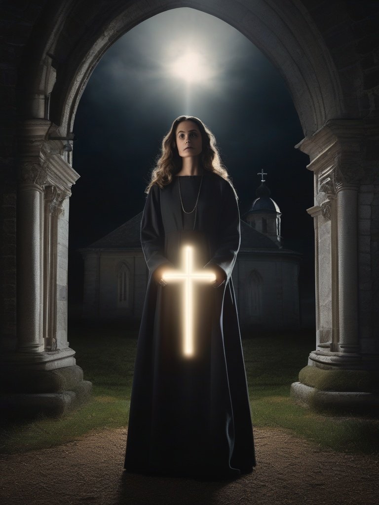 [Marie (2031, France): Woman exorcized by priests; church and media reports.]