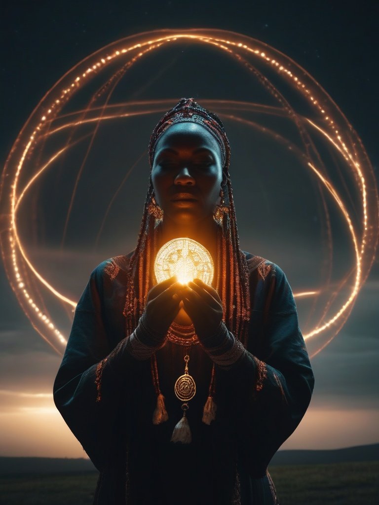 [Vodun Exorcism: Spirit possession and ritual dances to communicate with loa.]