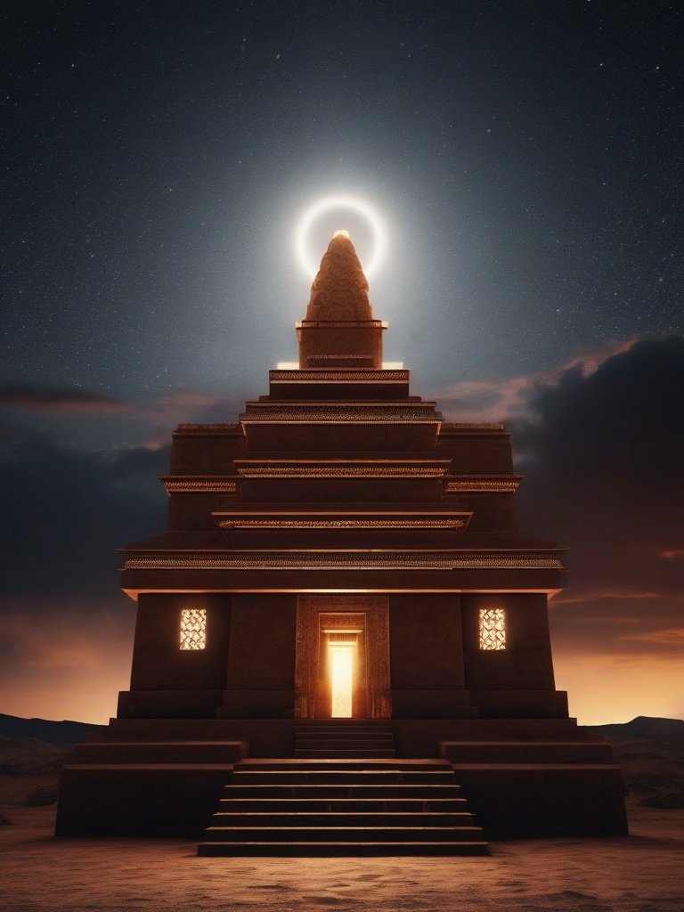 [Zoroastrian Exorcism: Fire temple purification and invocation of Ahura Mazda.]
