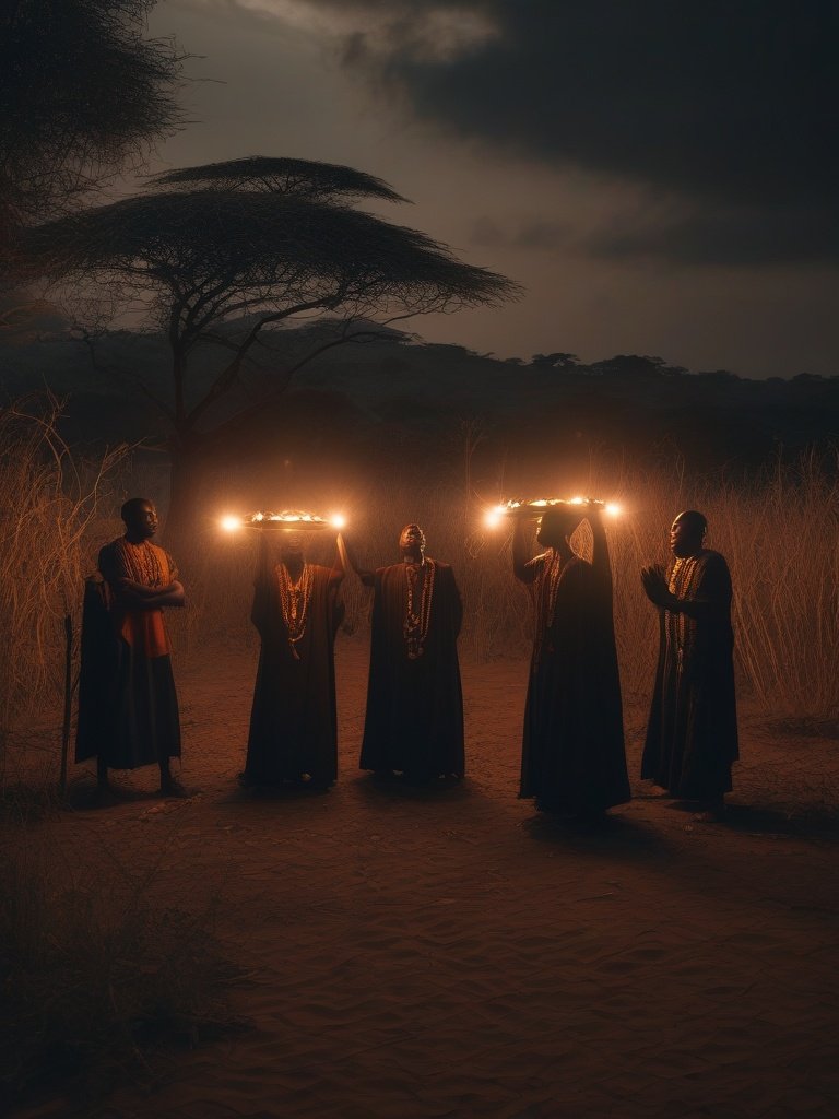 [African Exorcism (Kongo): Ancestral and spiritual rites for protection.]