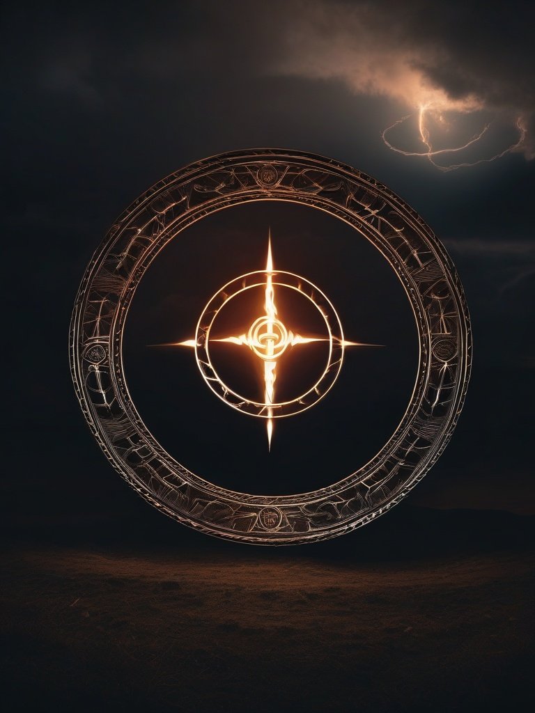 Demonic Sigil — Ouroboros: Cyclical symbol of creation and destruction, used in occult practices.