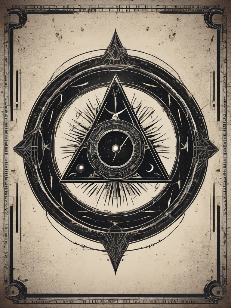Demonic Sigil — Seal of the Void: Solomonic symbol for nullifying opposing forces.