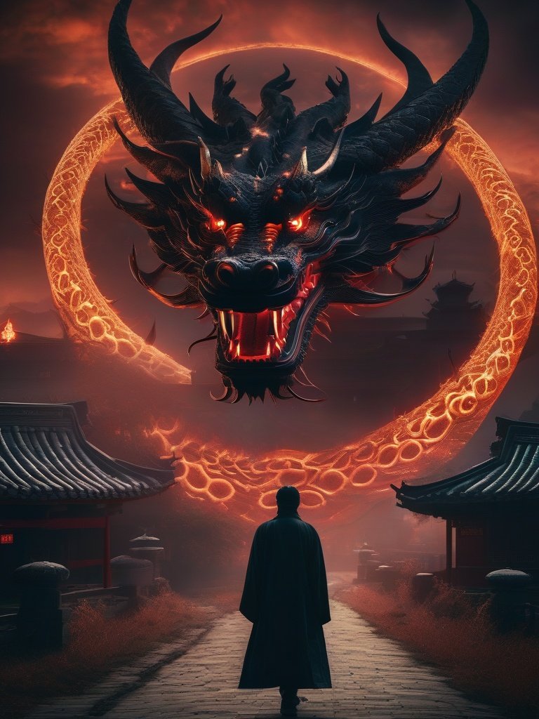 Demonic Manifestation — Dragon: Chinese demonology (Nian, huli jing)