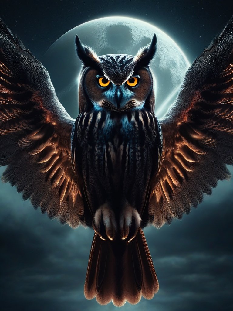Demonic Manifestation — Owl: Islamic demonology (specific demons)