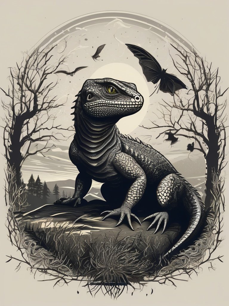 Demonic Manifestation — Lizard: Slavic folklore (specific demons)