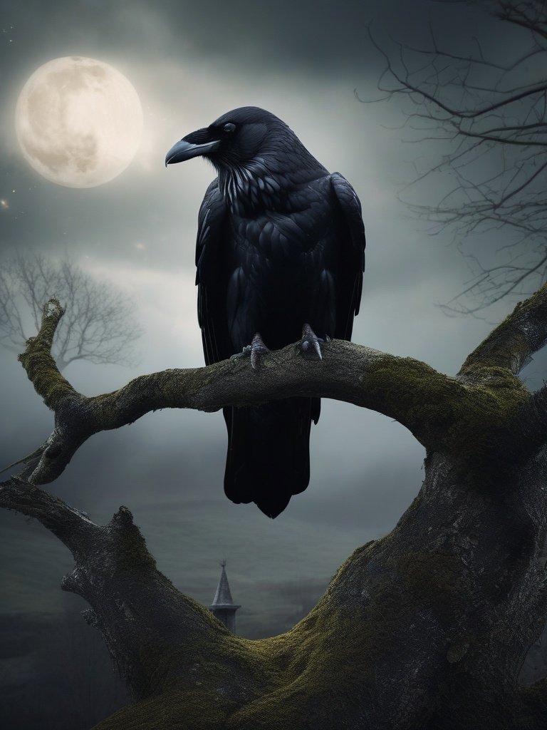 Demonic Manifestation — Raven: Celtic folklore (specific demons)