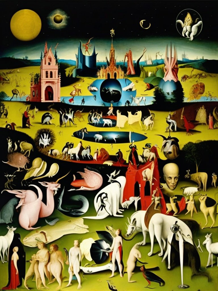 Demonology in Art — Bosch’s The Garden of Earthly Delights: The Demonic Beasts in the Heaven Panel