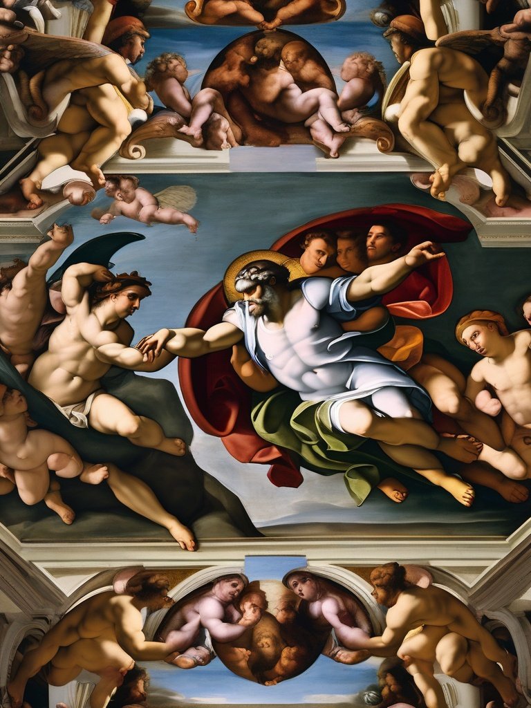 Demonology in Art — Michelangelo’s Sistine Chapel Ceiling: The Demonic Beasts in the Creation of Adam