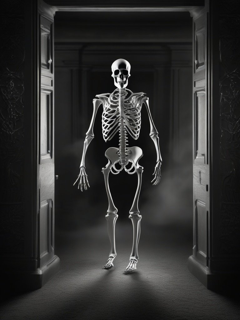 Dictionnaire Infernal — Dantalion: Demon of the damned, described as a skeletal figure with a chain of souls around his neck.