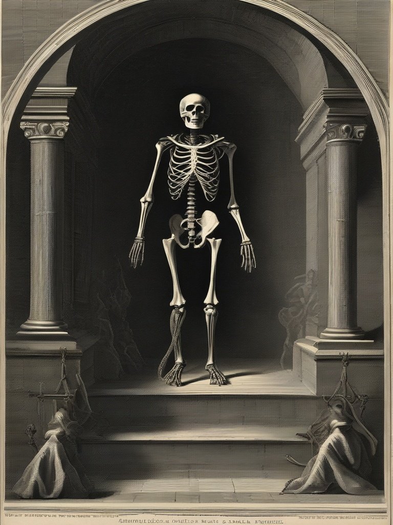 Dictionnaire Infernal — Erevan: Demon of the damned, illustrated with a skeletal figure and a crown of thorns.