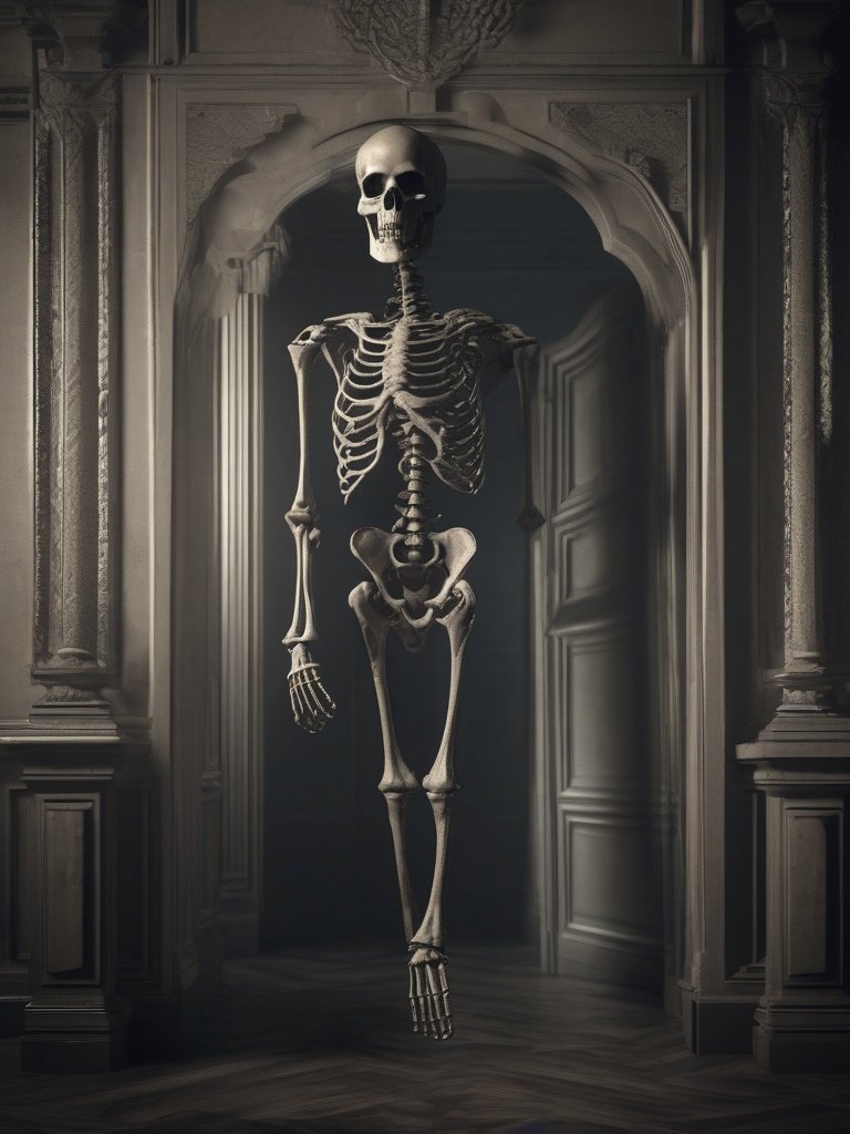 Dictionnaire Infernal — Goulu: Demon of the damned, described as a skeletal figure with a chain of souls.