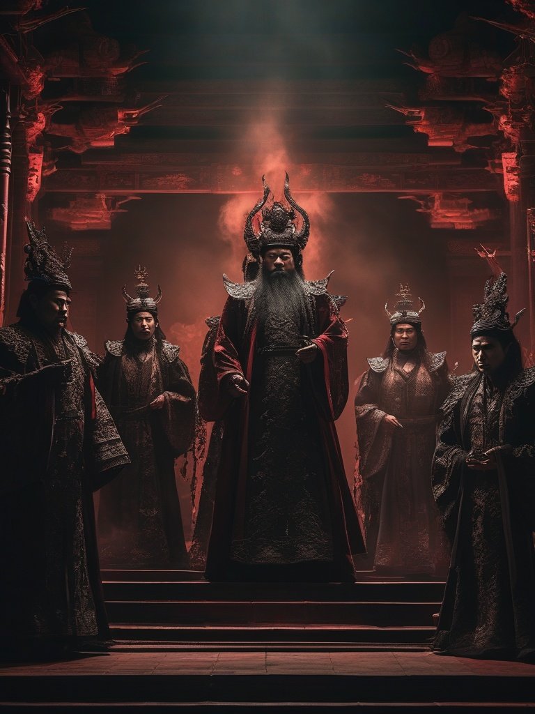 East Asian Demonology — Hell Kings of Diyu (Chinese): The Ten Kings of the Underworld and their specific torments.