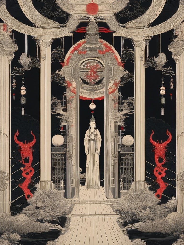 East Asian Demonology — The Six Paths of the Afterlife (Chinese): The realms of rebirth and their demonic guardians.