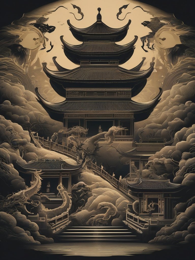 East Asian Demonology — The Eightfold Hell of Chinese Folklore (Folk): The eight levels of torment and their symbolic meanings.