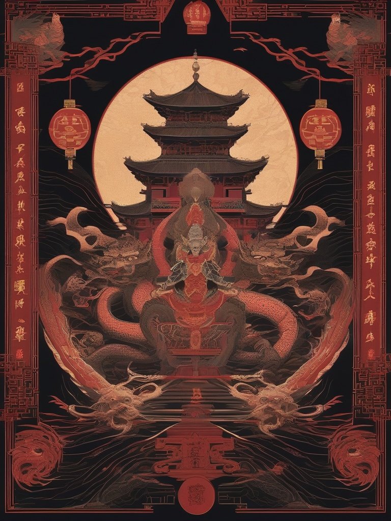 East Asian Demonology — The Six Paths of the Afterlife and Their Demonic Guardians (Chinese): The spirits guiding souls through rebirth.