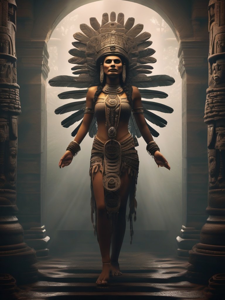 Mesoamerican Demonology — Mictlancihuatl (Aztec): Lady of the Underworld, spouse of Mictlantecuhtli, guardian of the dead.