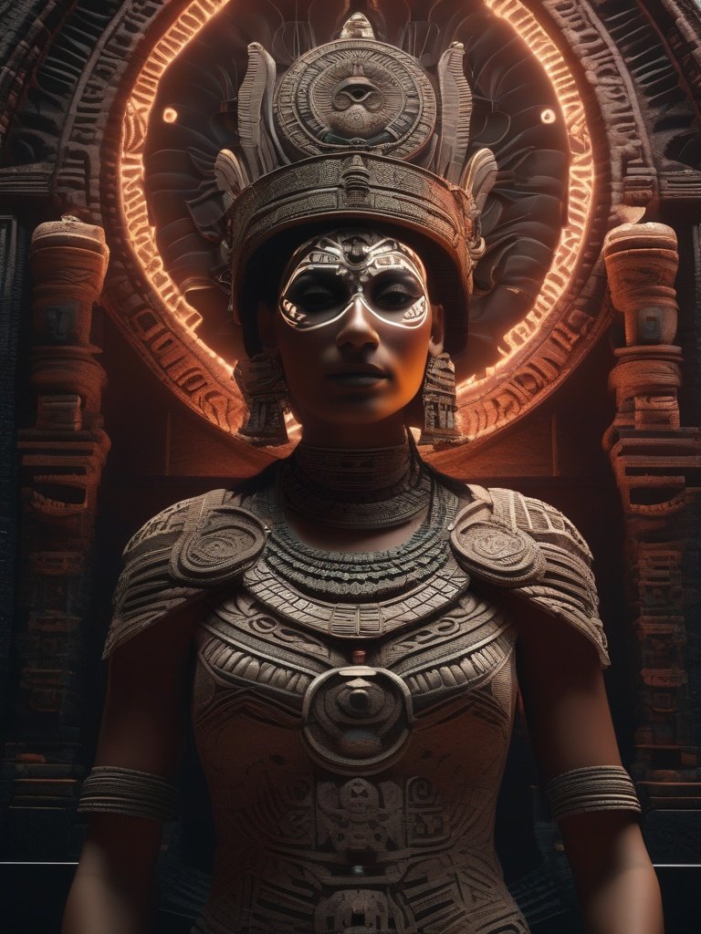 Mesoamerican Demonology — Mictlanpapantzincihuatl (Aztec): Lady of the Underworld, guardian of the final gate of Mictlan.