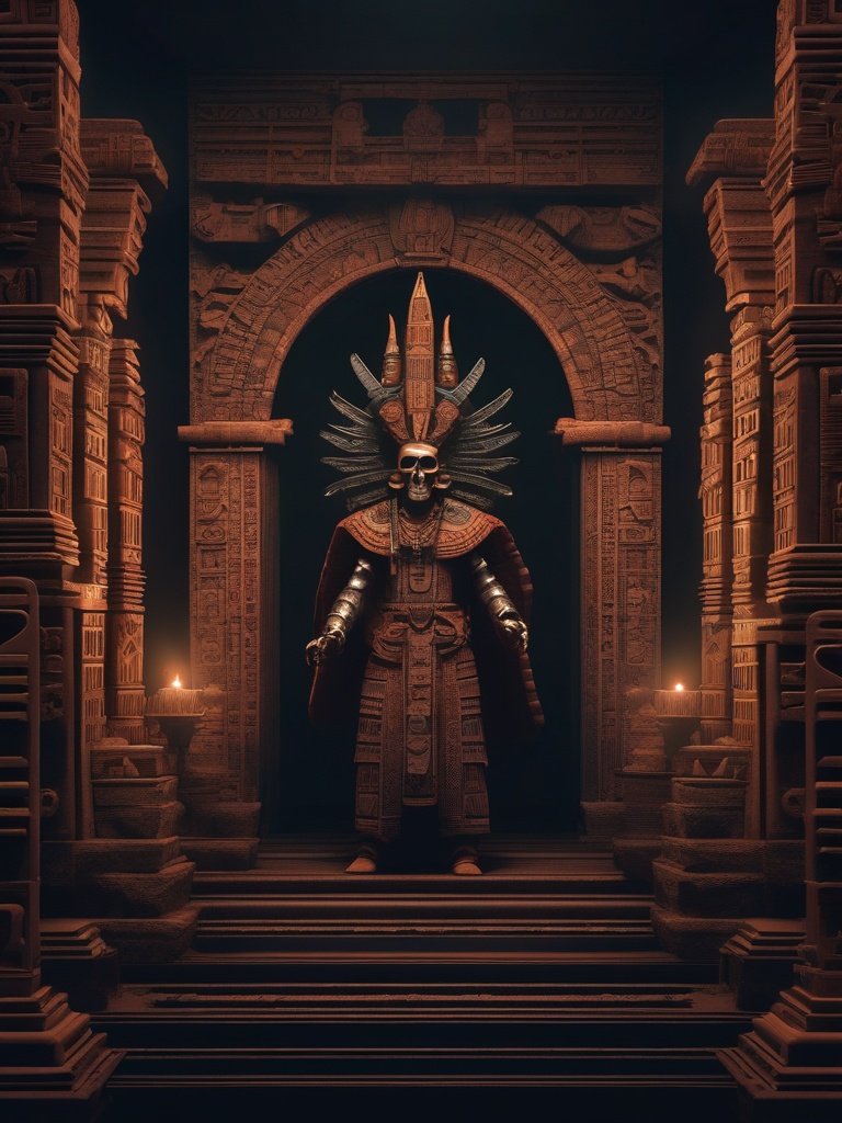 Mesoamerican Demonology — Mictlanpapantzin (Aztec): Lord of the Underworld, associated with the skeletal and the night.