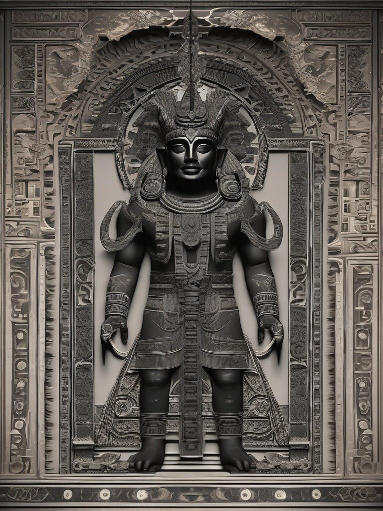 Mesoamerican Demonology — Ahau (Maya): Lord of the Night Sky, associated with the first of the thirteen heavens.