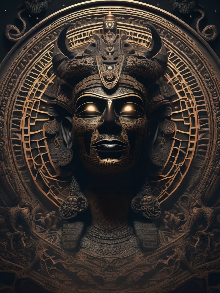 Mesoamerican Demonology — Manik (Maya): Lord of the Night Sky, associated with the seventh of the thirteen heavens.