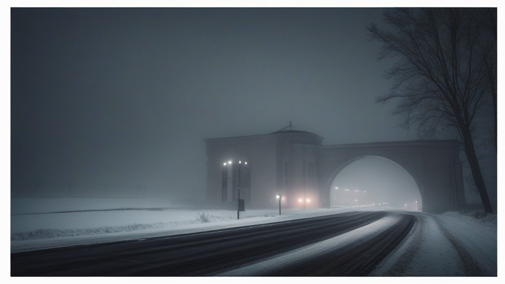 The Lady in White of the North Dakota Turnpike
