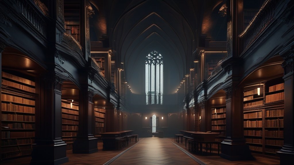 The Haunted Library of the Shadows