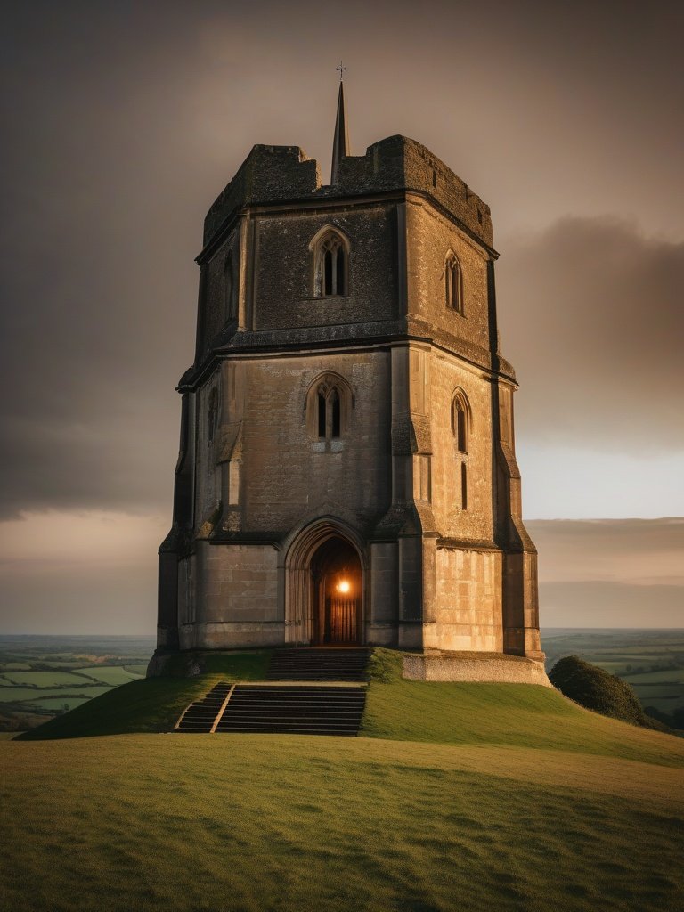 Glastonbury Tor, UK,