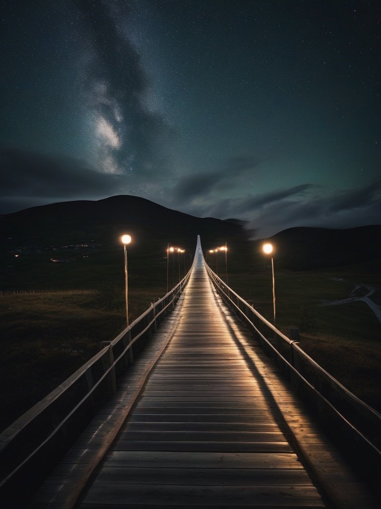 Troll Bridge Lights Norway 2016