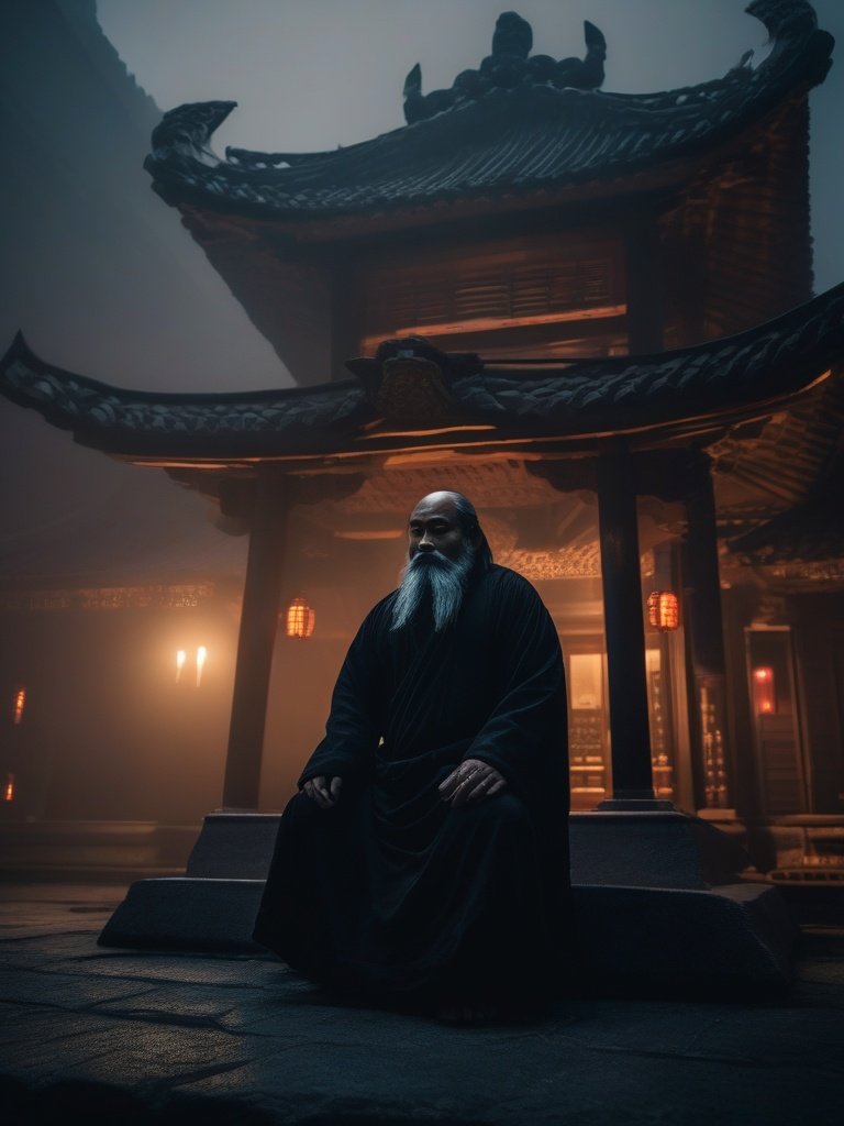 Bodhidharma and the Tiger