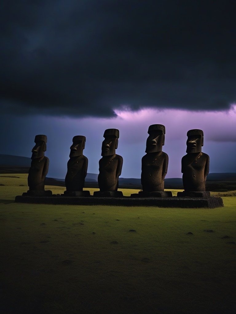 The Curse of the Moai Statues