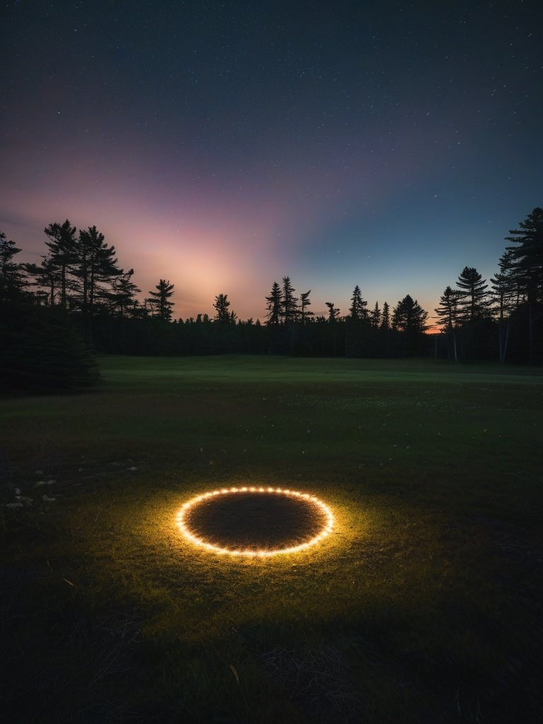 Fairy Rings in Damariscotta, Maine