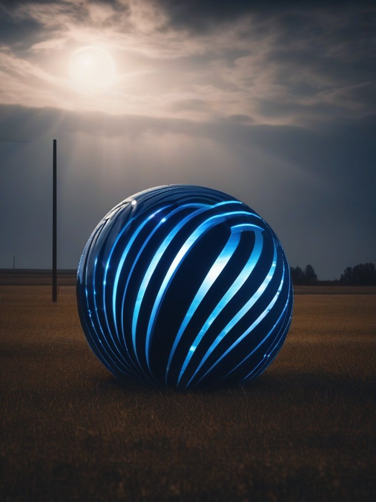 Blue Striped Ball Light Reports