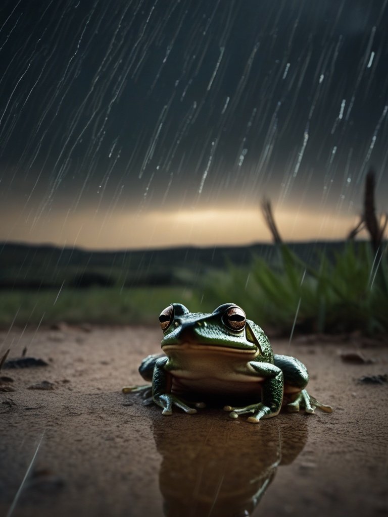 Frog Rain Spain 2016