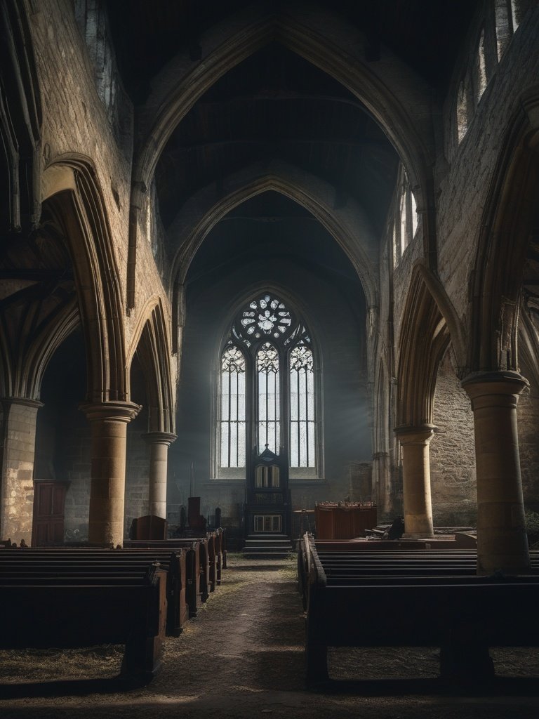 Wharram Percy Church, North Yorkshire